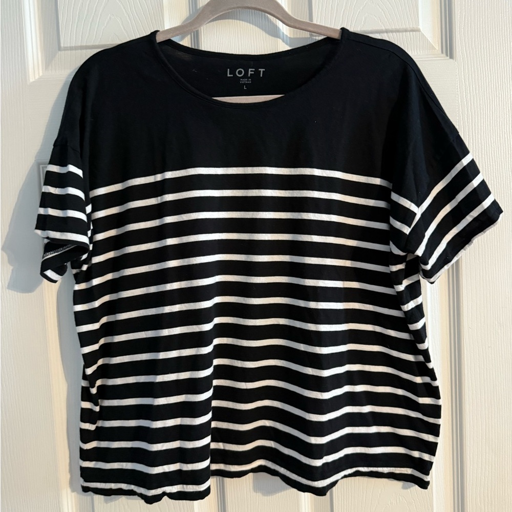 LOFT Classic Black Top